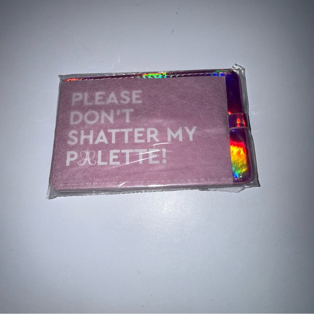 NEW Anastasia Beverly Hills Please Don't Shatter My Palette! Luggage Tag, Pink